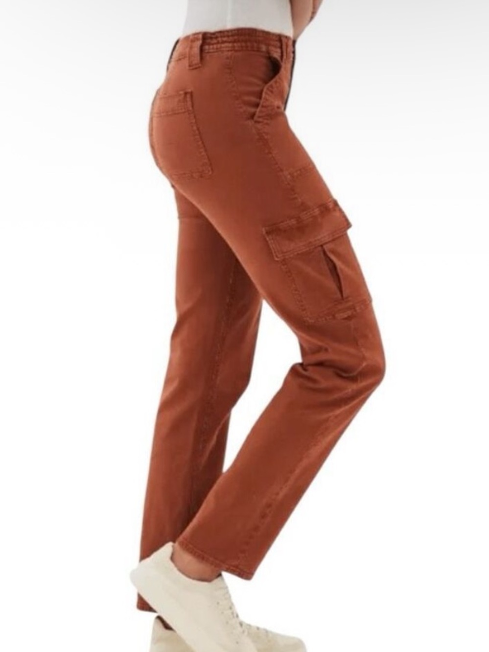 AE - Rust Cargo Straight-Leg Pants - Picture 6 of 8